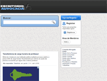 Tablet Screenshot of escritorioadvocacia.net